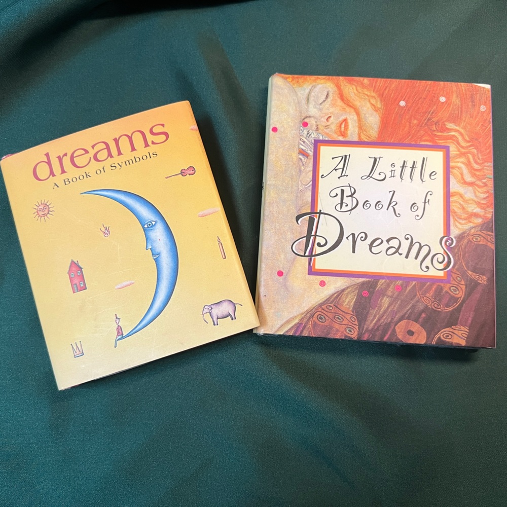 Vintage mini books about dreams